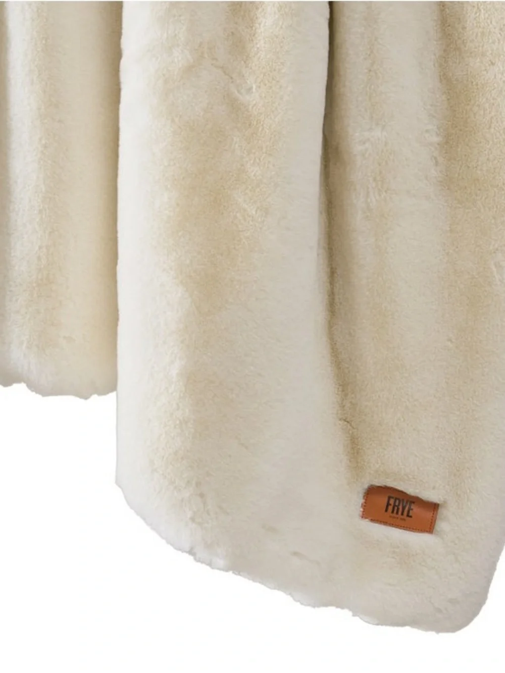 FRYE Luxe Faux Fur Throw